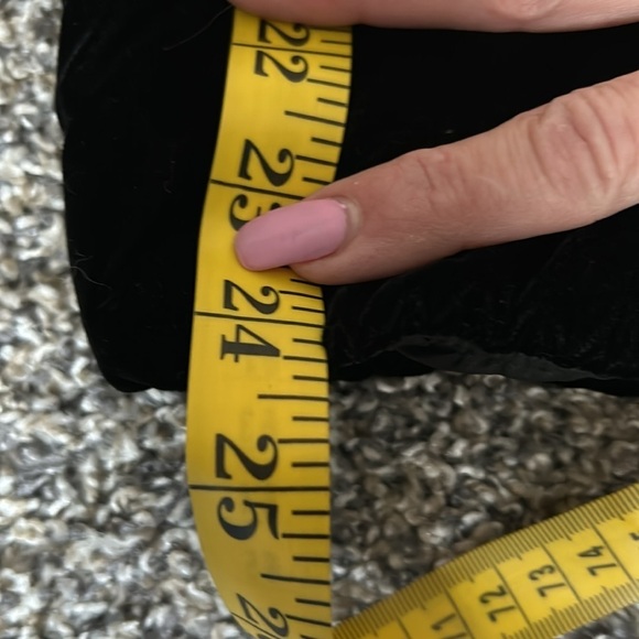 BCBGENERATION Down/feather Winter Coat Black Velvet Puffer & Silver Size… - Picture 9 of 9